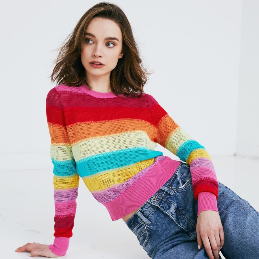 Autumn Cashmere Crew Of Many Colors | Sweaters