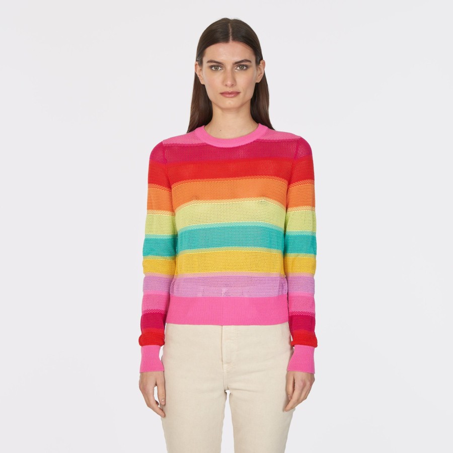 Autumn Cashmere Crew Of Many Colors | Sweaters