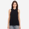 Autumn Cashmere Sleeveless Shaker Crew In Navy Blue | Tanks And Tees