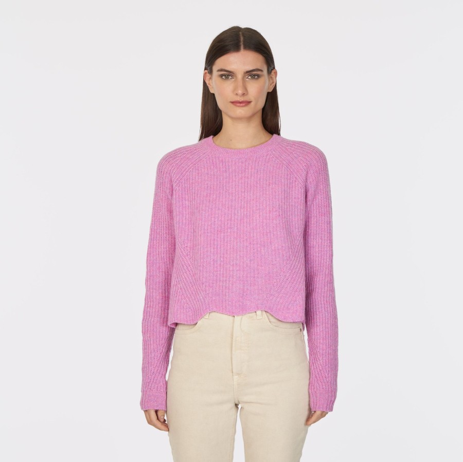 Autumn Cashmere Scalloped Shaker | Sweaters