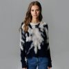 Autumn Cashmere Bleached Distressed Scallop Shaker | Sweaters