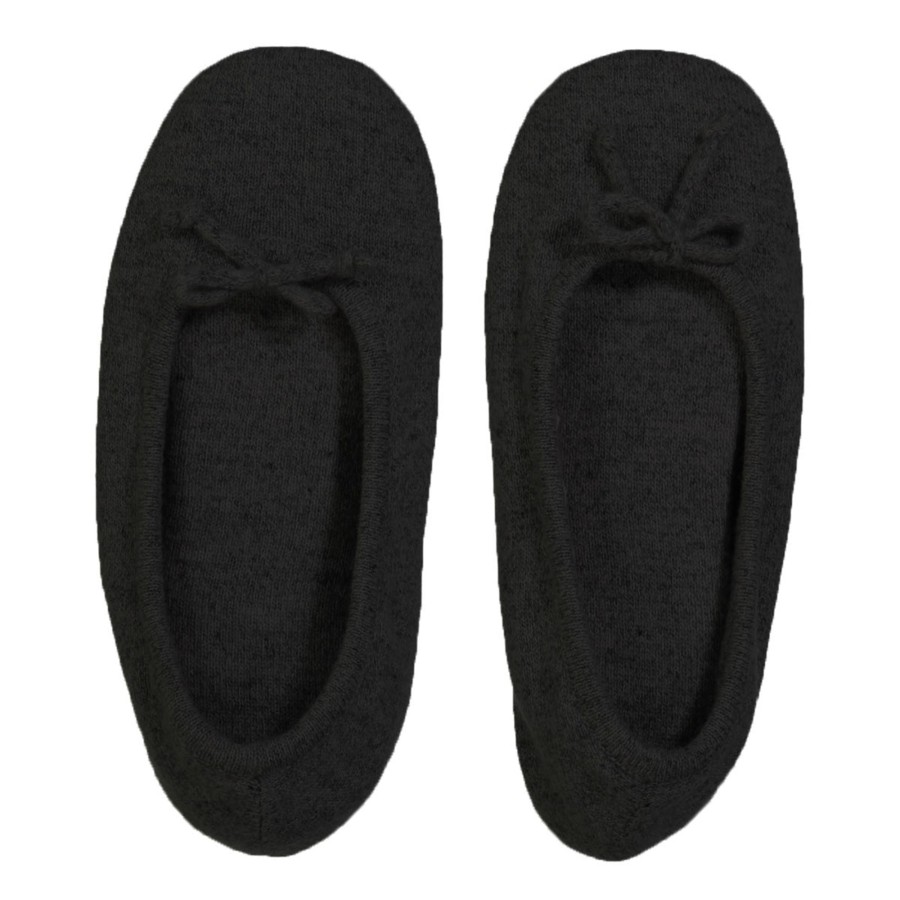 Autumn Cashmere Cashmere Slippers In Black | Accessories