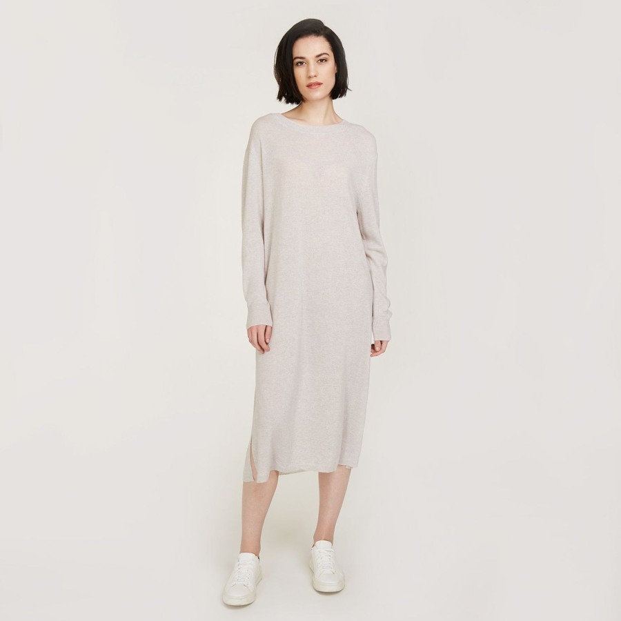 Autumn Cashmere Oversize Tunic Dress W/ Side Slits | Dresses