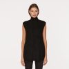 Autumn Cashmere Chunky Cable Sleeveless Tunic | Sweaters