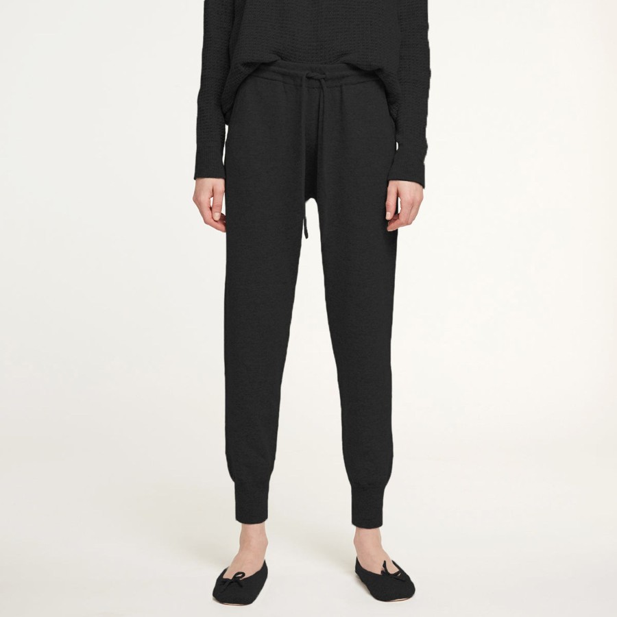 Autumn Cashmere Cashmere Jogger Pant In Black | Pants & Shorts