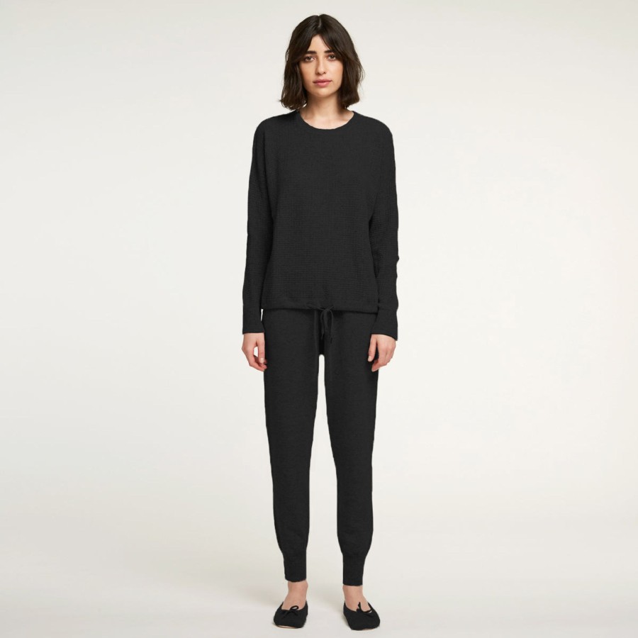 Autumn Cashmere Cashmere Jogger Pant In Black | Pants & Shorts