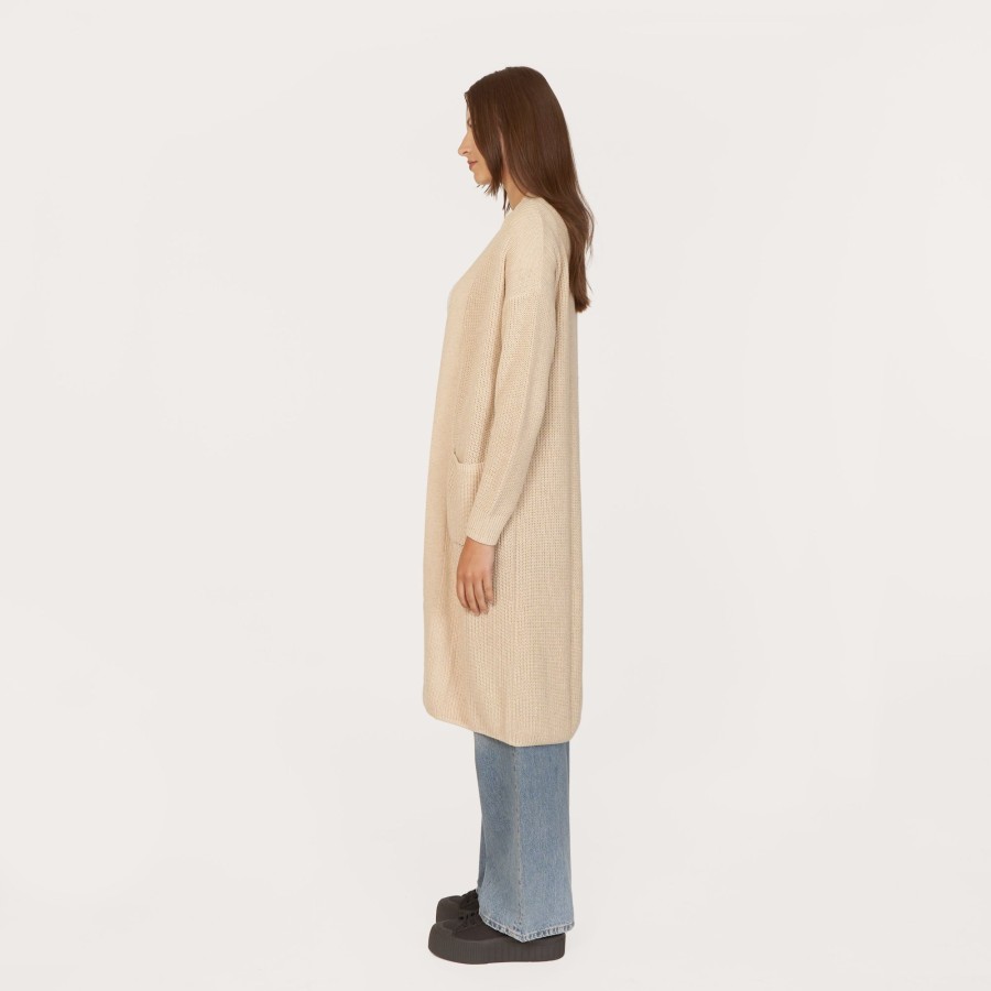 Autumn Cashmere Shaker Open Coatigan W/ Pockets | Cardigans