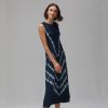 Autumn Cashmere Tie Dye Maxi Dress In Navy | Dresses