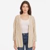 Autumn Cashmere Open Pointelle Duster In Hemp | Cardigans