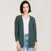 Autumn Cashmere Open Pointelle Duster In Green | Cardigans