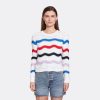 Autumn Cashmere Wavy Stripe Crew | Sweaters